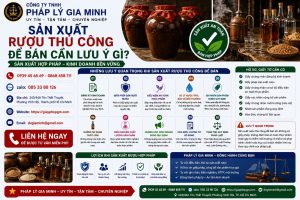 Chi phí xin giấy phép sản xuất rượu