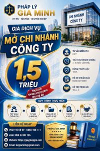 Dịch vụ đăng ký chi nhánh công ty tại Phú Thọ