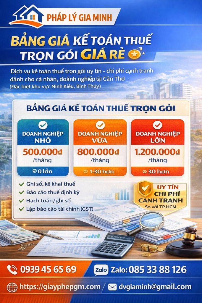 Dịch vụ kế toán trọn gói cho doanh nghiệp tại Hưng Yên