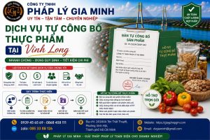 Dịch vụ tự công bố thực phẩm tại Vĩnh Long 