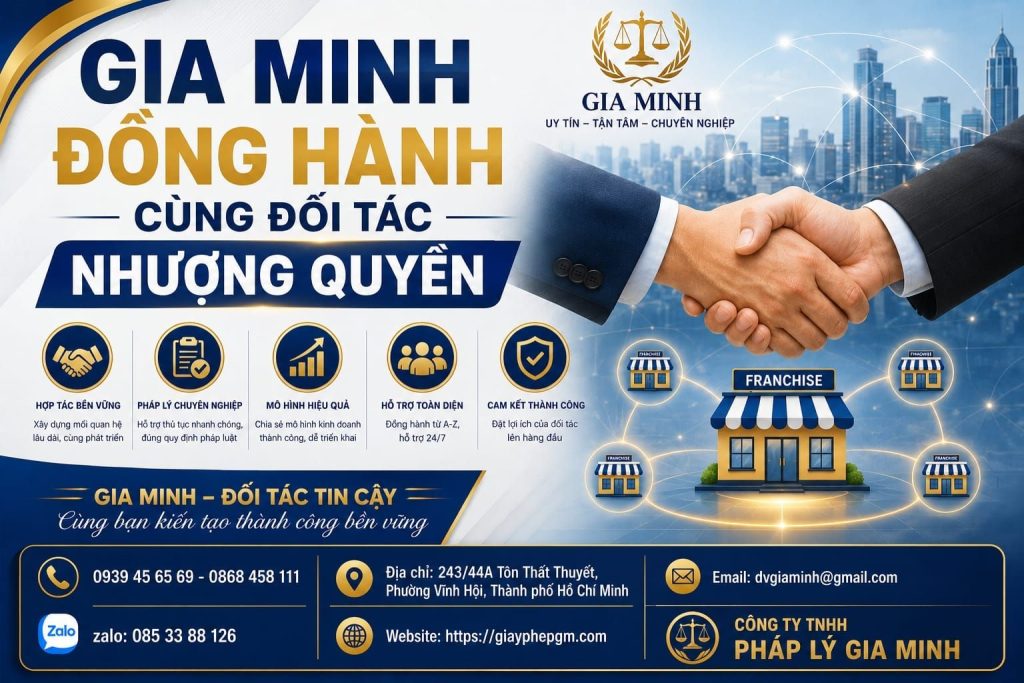 Gia Minh đồng hành cùng đối tác nhượng quyền