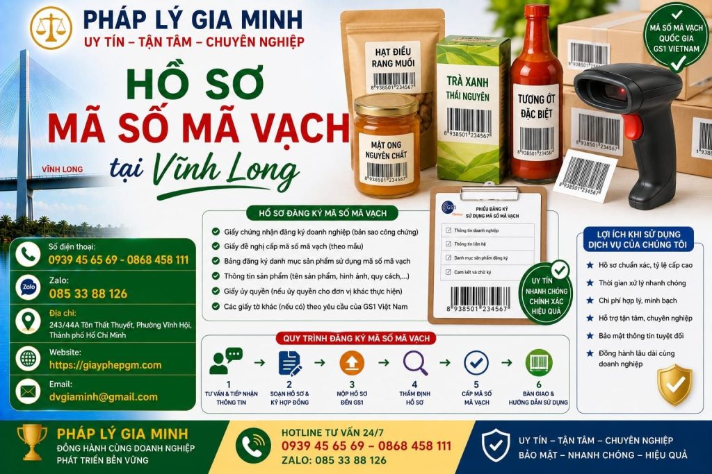 Hồ sơ mã số mã vạch tại Vĩnh Long