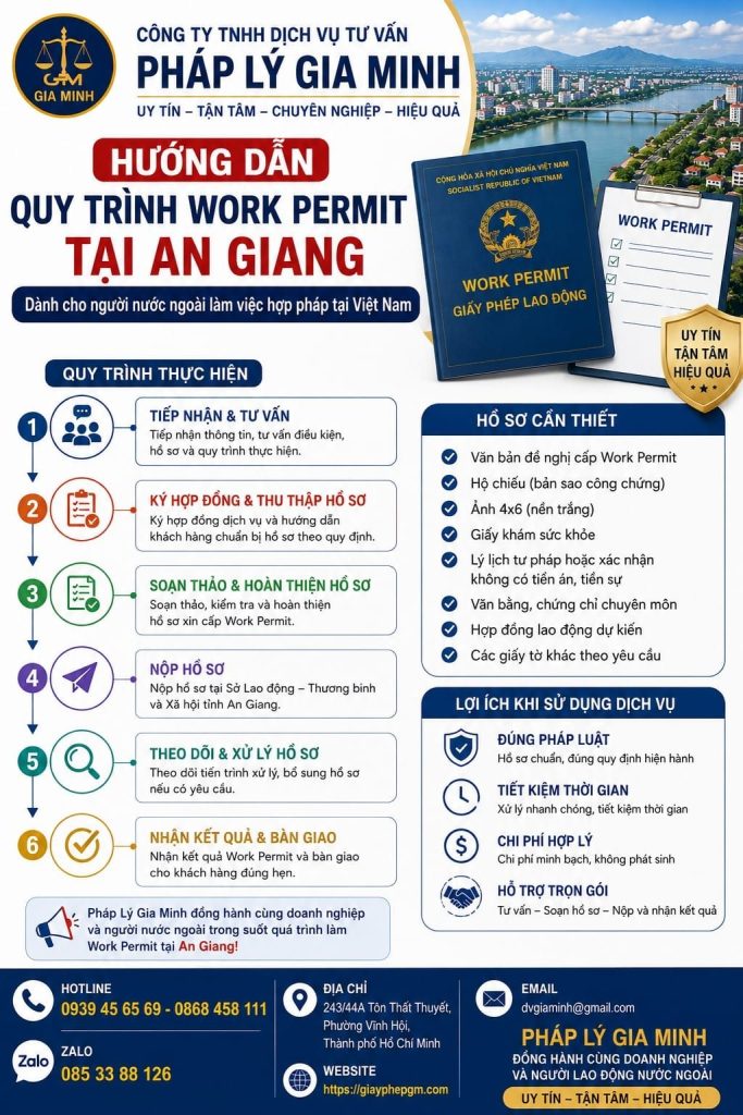 Hướng dẫn quy trình work permit tại An Giang