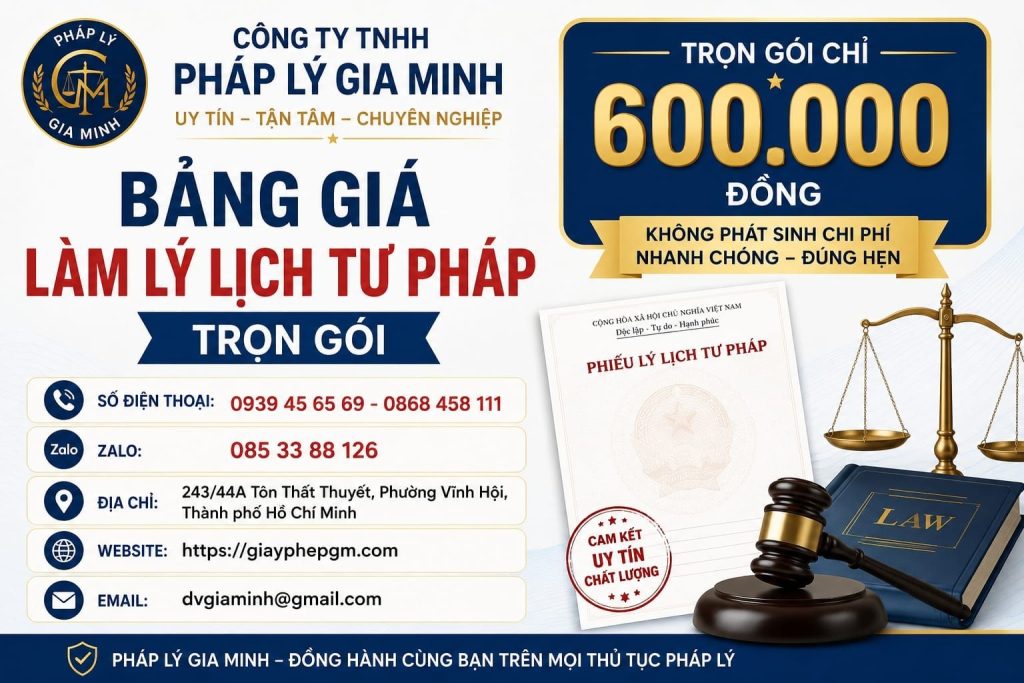 làm lý lịch tư pháp thanh hóa