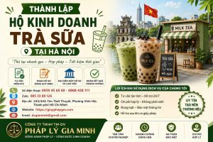 Thành lập hộ kinh doanh trà sữa tại Hà Nội