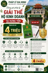 Thủ tục đóng hộ kinh doanh tại Hưng Yên