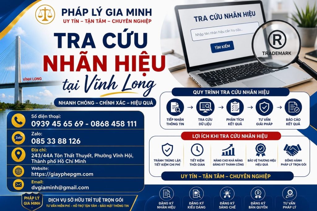 Tra cứu nhãn hiệu tại Vĩnh Long nhanh chóng