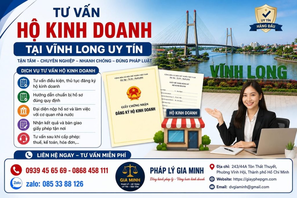 Tư vấn hộ kinh doanh tại Vĩnh Long uy tín