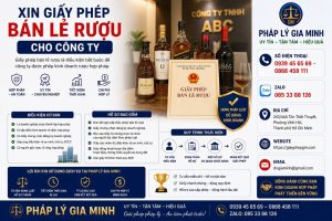 Xin giấy phép bán lẻ rượu cho cửa hàng tiện lợi