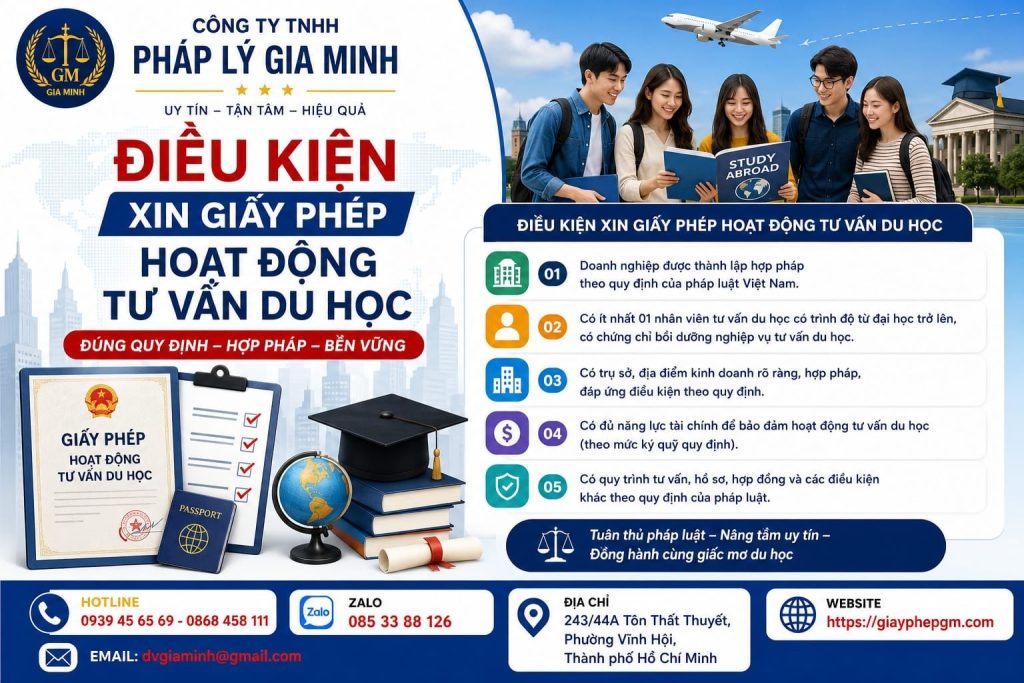 Xin giấy phép hoạt động tư vấn du học tại Quảng Ninh – Hướng dẫn chi tiết điều kiện, hồ sơ và quy trình mới nhất 1 Xin giấy phép hoạt động tư vấn du học tại Quảng Ninh