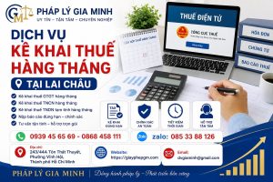 Dịch vụ kê khai thuế hàng tháng tại Lai Châu