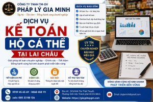 Dịch vụ kế toán hộ cá thể tại Lai Châu