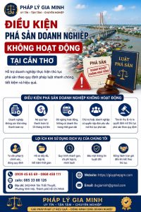Điều Kiện Phá Sản Doanh Nghiệp Không Hoạt Động Tại Cần Thơ