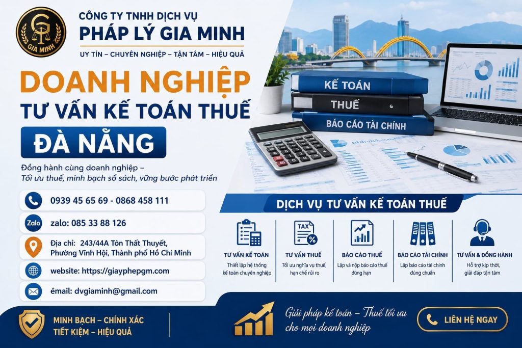 Doanh nghiệp tư vấn kế toán thuế Đà Nẵng
