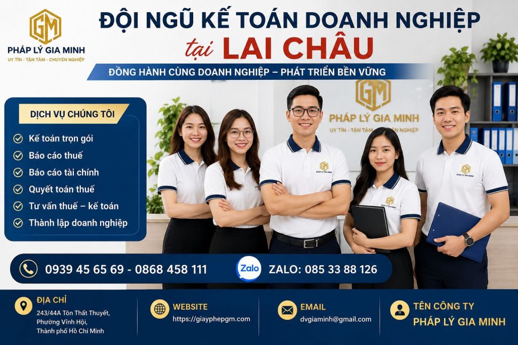 Đội ngũ kế toán doanh nghiệp tại Lai Châu