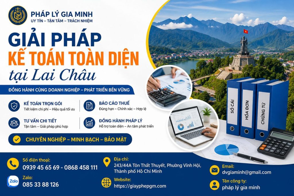 Giải pháp kế toán toàn diện tại Lai Châu