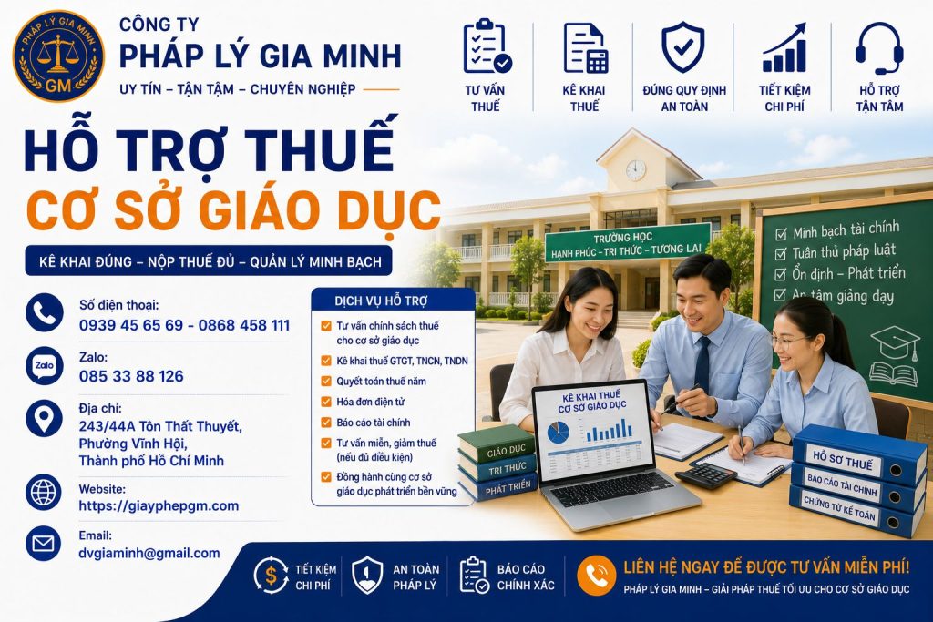 Hỗ trợ thuế cơ sở giáo dục