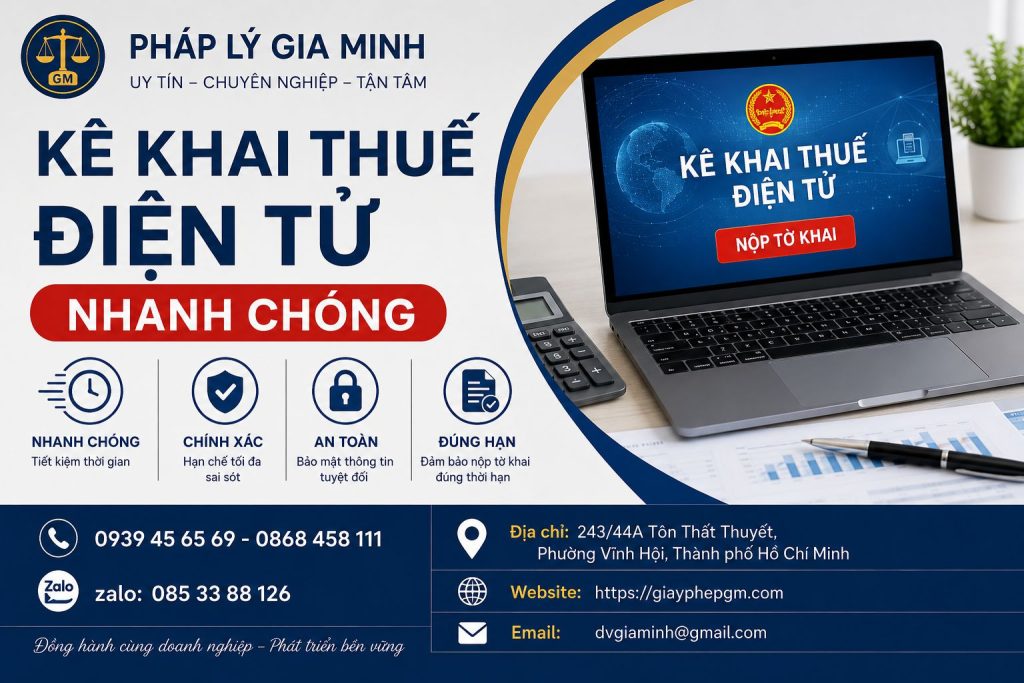 Kê khai thuế điện tử nhanh chóng