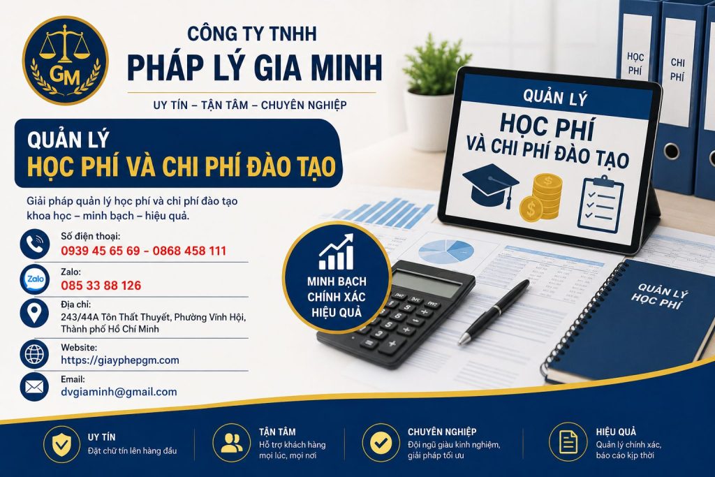 Quản lý học phí và chi phí đào tạo