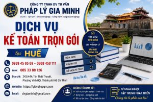 Dịch vụ kế toán trọn gói tại Huế