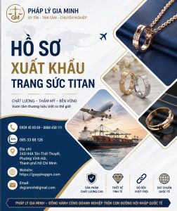Hồ sơ xuất khẩu trang sức Titan