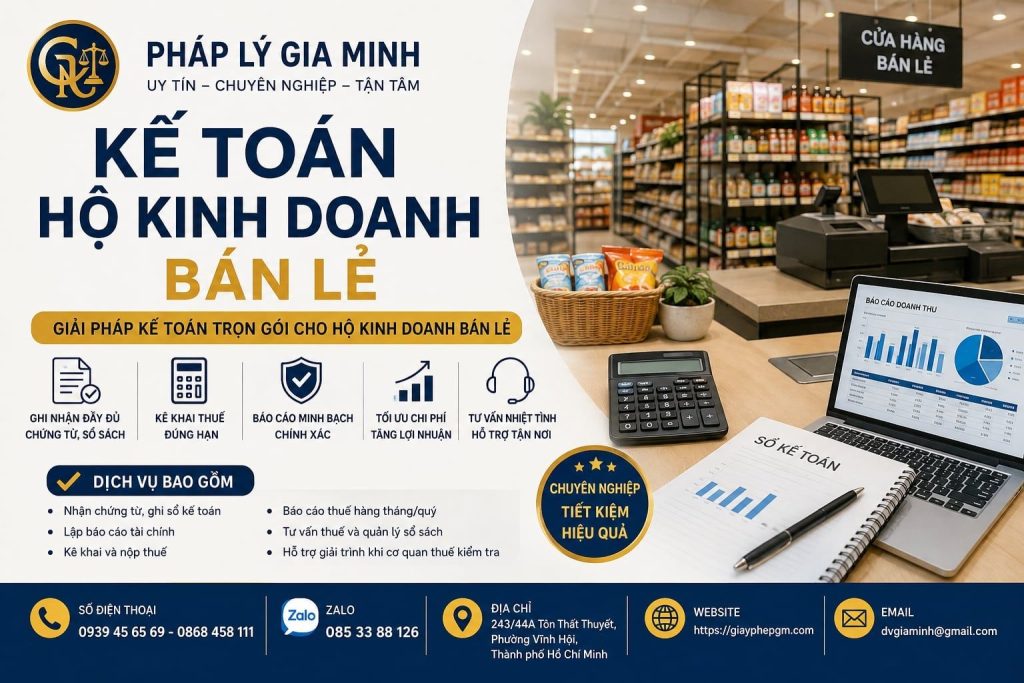Kế toán hộ kinh doanh bán lẻ