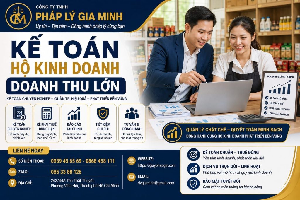 Kế toán hộ kinh doanh doanh thu lớn