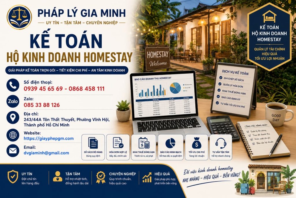 Kế Toán Hộ Kinh Doanh Homestay Chuyên Nghiệp, Đúng Quy Định 1 Kế toán hộ kinh doanh homestay