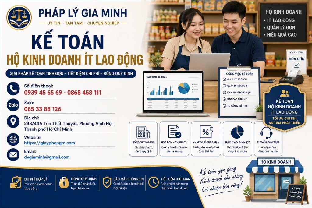 Kế Toán Hộ Kinh Doanh Ít Lao Động 1 Kế toán hộ kinh doanh ít lao động
