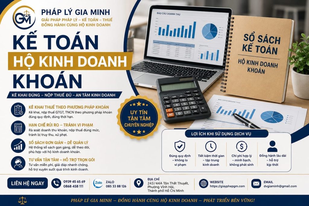 Kế toán hộ kinh doanh khoán
