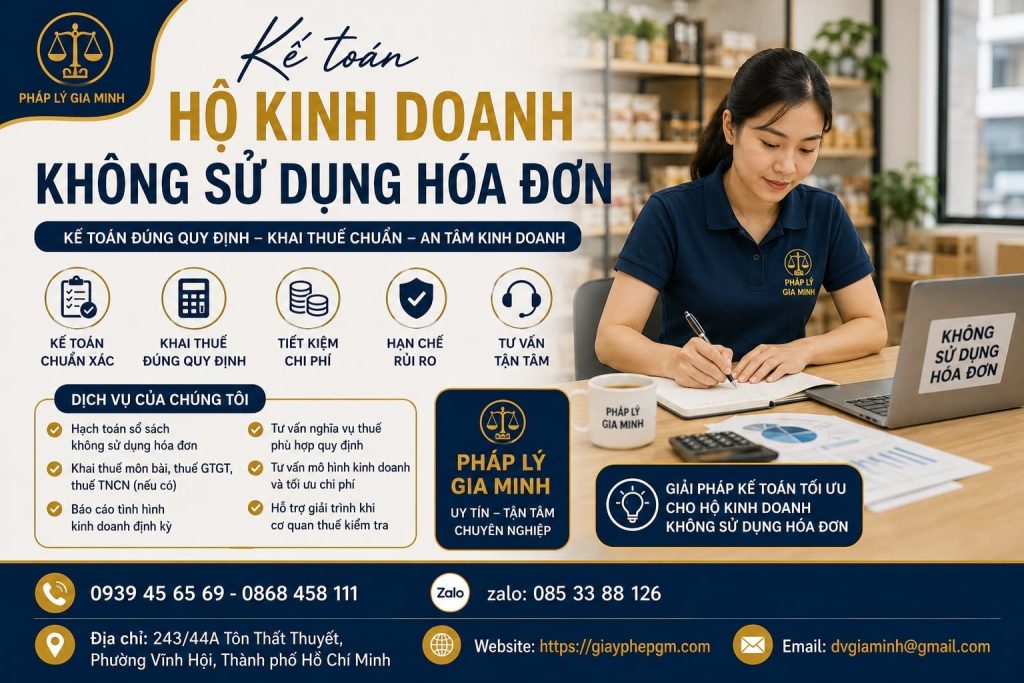 Kế Toán Hộ Kinh Doanh Không Sử Dụng Hóa Đơn Đúng Quy Định 1 Kế toán hộ kinh doanh không sử dụng hóa đơn