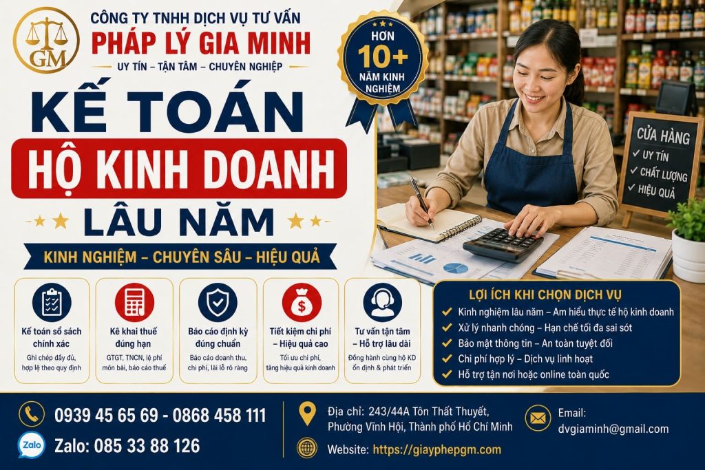 Kế toán hộ kinh doanh lâu năm