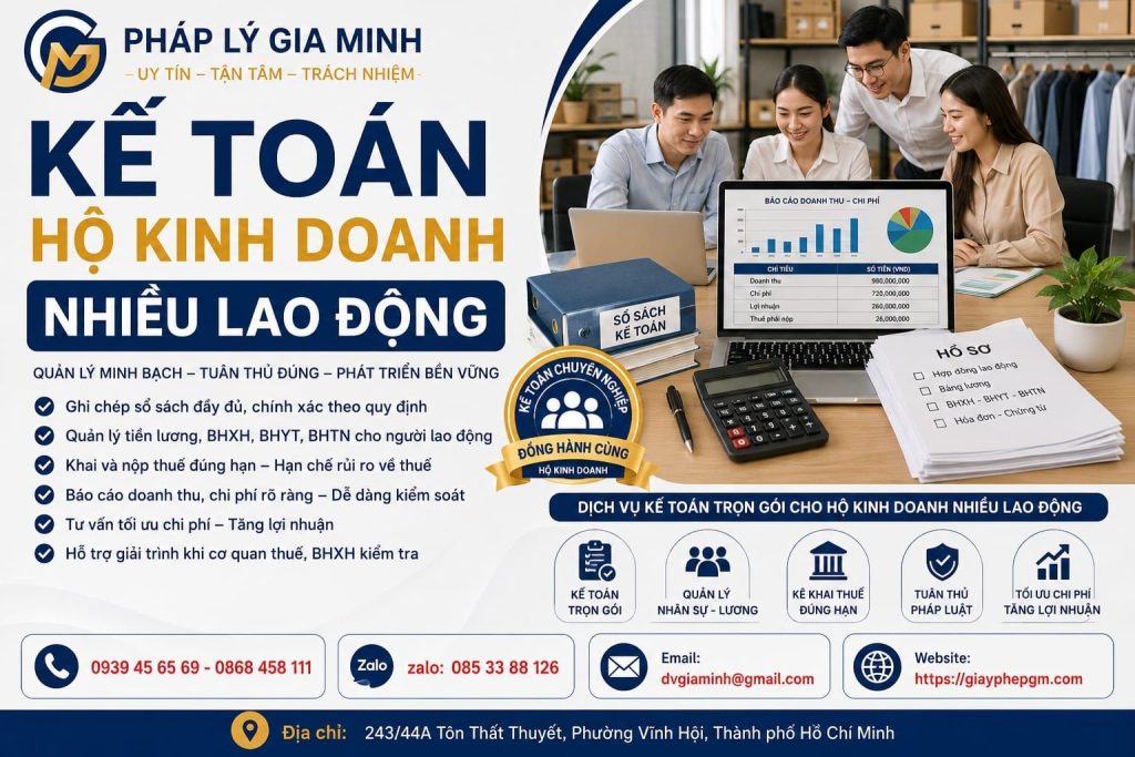 Kế Toán Hộ Kinh Doanh Nhiều Lao Động Chuyên Nghiệp, Đúng Quy Định 1 Kế toán hộ kinh doanh nhiều lao động