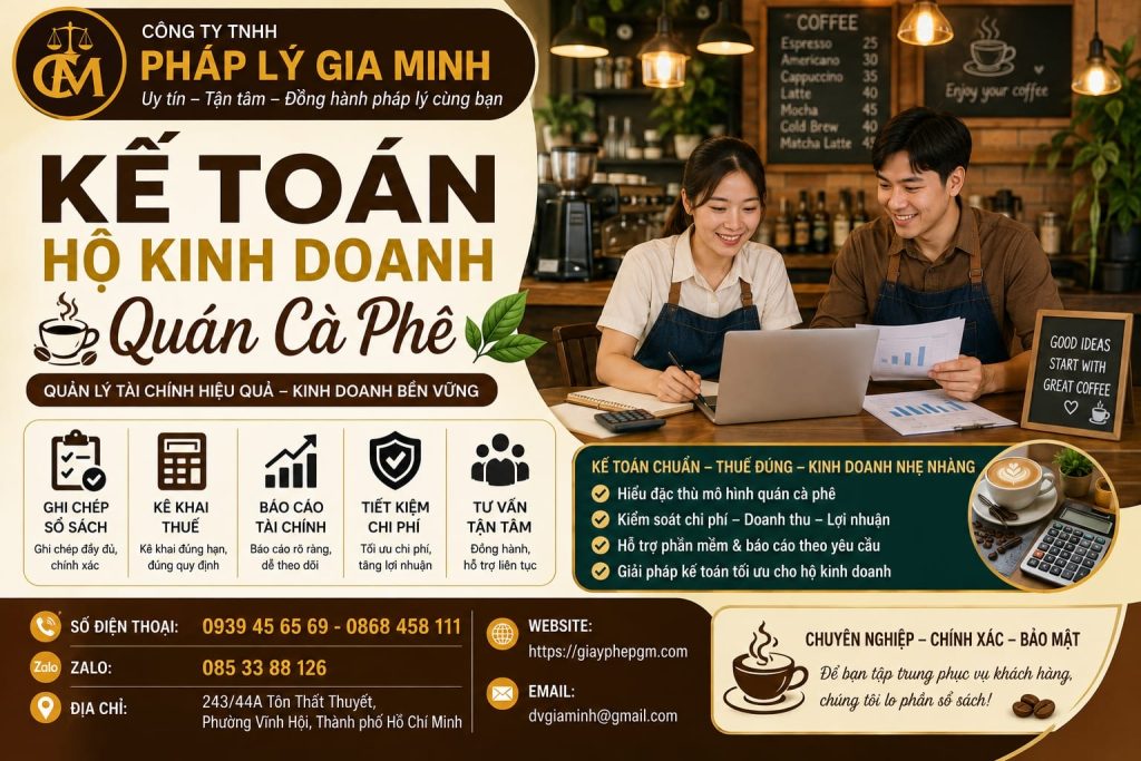 Kế Toán Hộ Kinh Doanh Quán Cà Phê Chuyên Nghiệp, Hiệu Quả 1 Kế toán hộ kinh doanh quán cà phê