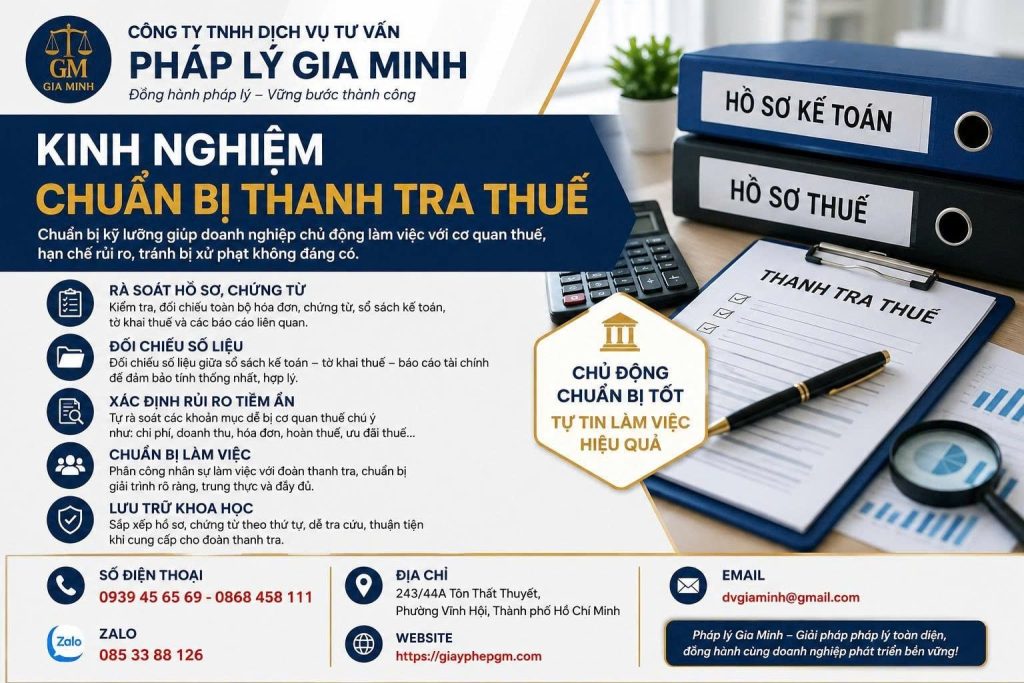 Kinh Nghiệm Chuẩn Bị Thanh Tra Thuế 1 Kinh nghiệm chuẩn bị thanh tra thuế
