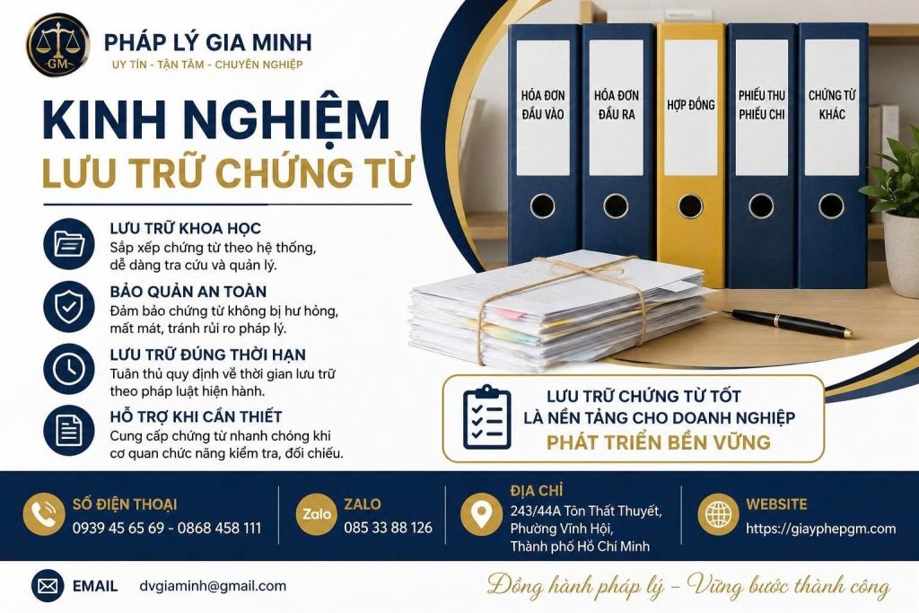 Kinh Nghiệm Lưu Trữ Chứng Từ Kế Toán Đúng Quy Định 1 Kinh nghiệm lưu trữ chứng từ