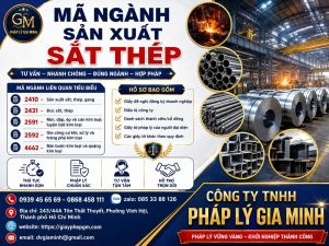Mã Ngành Sản Xuất Sắt Thép