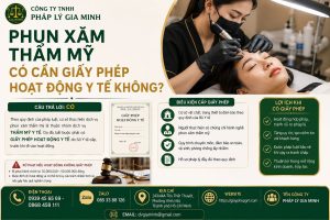 Phun Xăm Thẩm Mỹ Có Cần Giấy Phép Hoạt Động Y Tế Không?