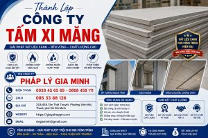 Thành Lập Công Ty Tấm Xi Măng