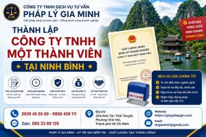 Thành lập công ty TNHH một thành viên tại Ninh Bình
