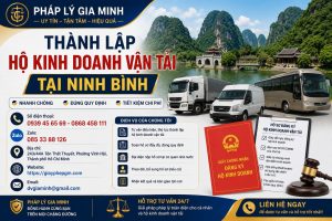 Thành lập hộ kinh doanh vận tải tại Ninh Bình