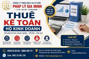 Thuê kế toán hộ kinh doanh