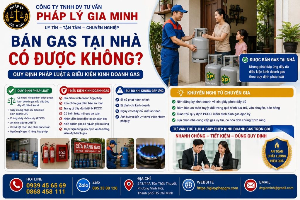 Bán gas tại nhà có được không? Những điều phải kiểm tra trước khi biến nhà ở thành điểm bán 1 Bán gas tại nhà có được không