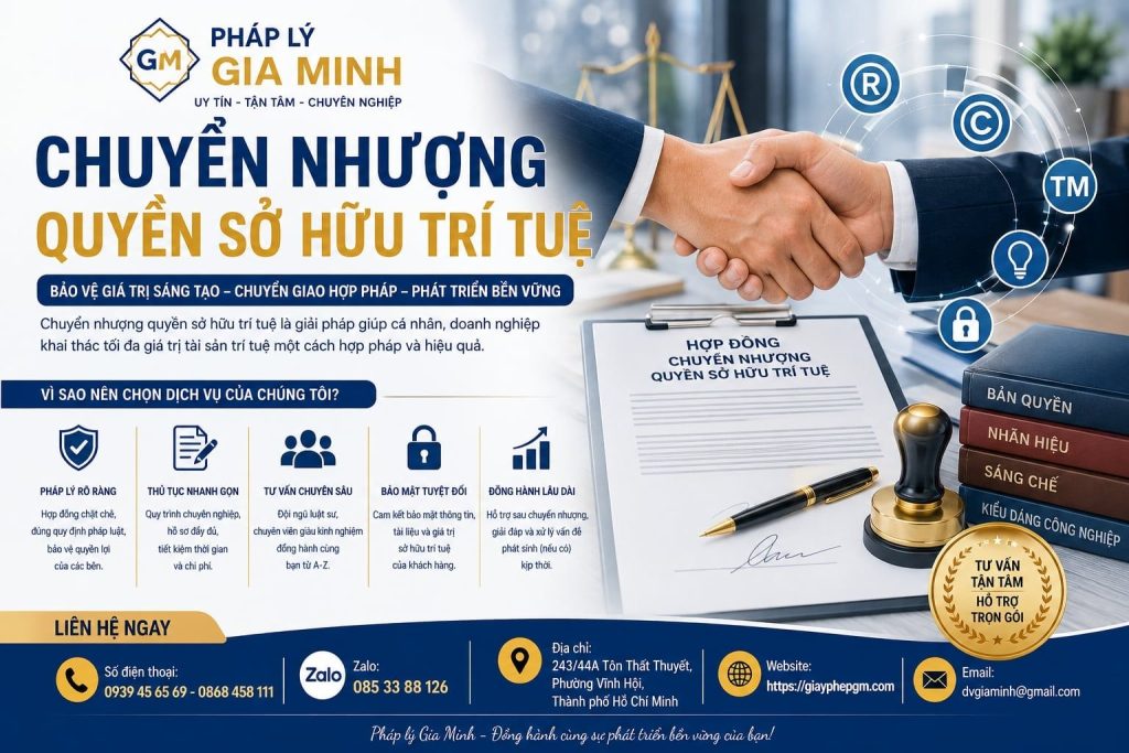 Chuyển nhượng quyền sở hữu trí tuệ