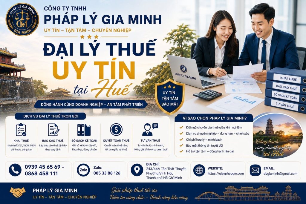 Đại lý thuế uy tín tại Huế