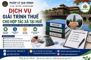 Dịch vụ giải trình thuế cho hợp tác xã tại Huế