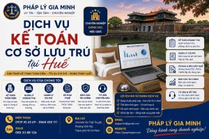 Dịch vụ kế toán cơ sở lưu trú tại Huế