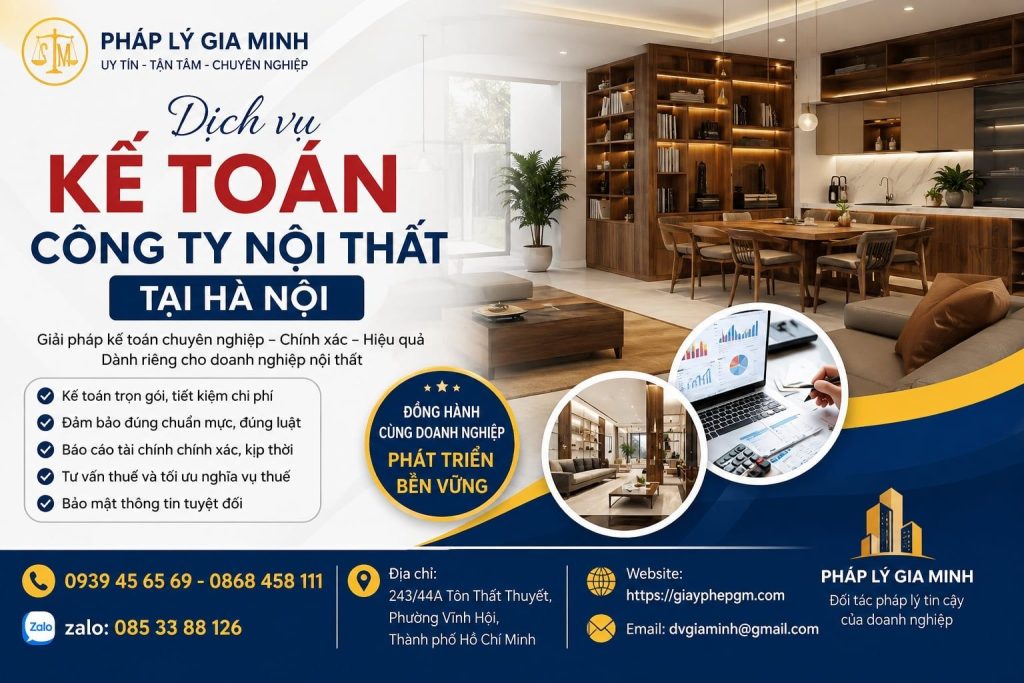 Dịch vụ kế toán công ty nội thất tại Hà Nội chuyên nghiệp, quản lý tài chính hiệu quả 1 Dịch vụ kế toán công ty nội thất tại Hà Nội