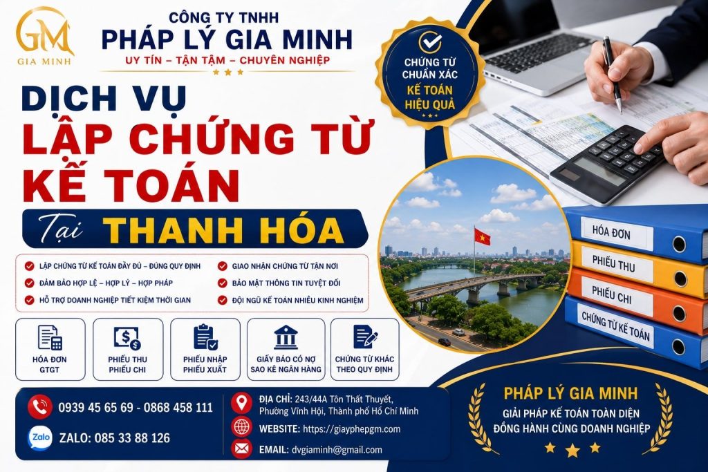 Dịch Vụ Lập Chứng Từ Kế Toán Tại Thanh Hóa Chuyên Nghiệp, Chính Xác 1 Dịch Vụ Lập Chứng Từ Kế Toán Tại Thanh Hóa