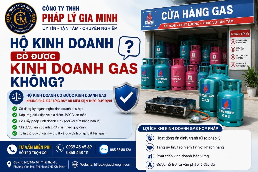 Hộ kinh doanh có được kinh doanh gas không? Điều kiện cần kiểm tra trước khi mở cửa hàng 1 Hộ kinh doanh có được kinh doanh gas không